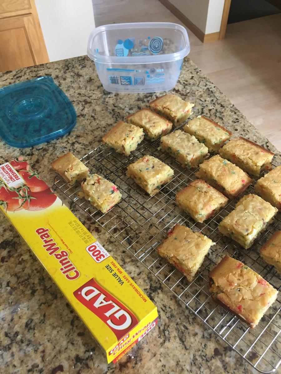 Signed, Sealed, Delivered! Mailing Celebration Blondies Postcards and